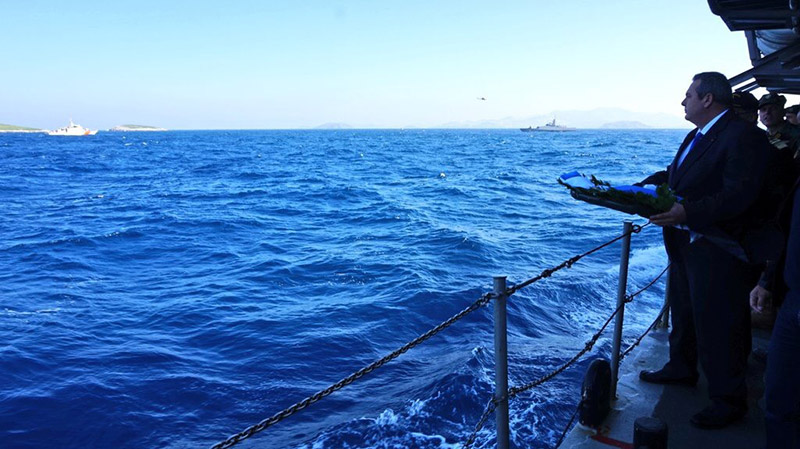Τουρκικά πλοία εμπόδισαν την προσέγγιση Καμμένου στα Ίμια - Εικόνα 1