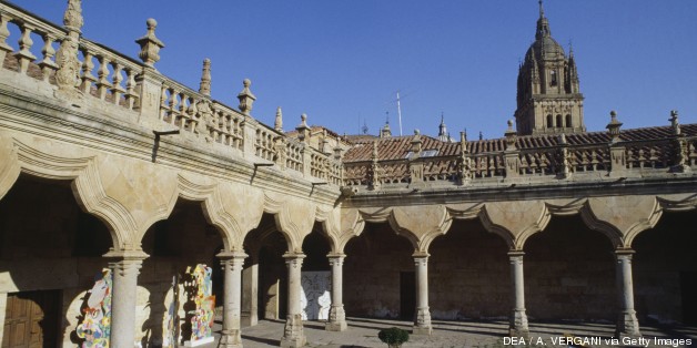 Baroque patio of the Escuelas Menores
