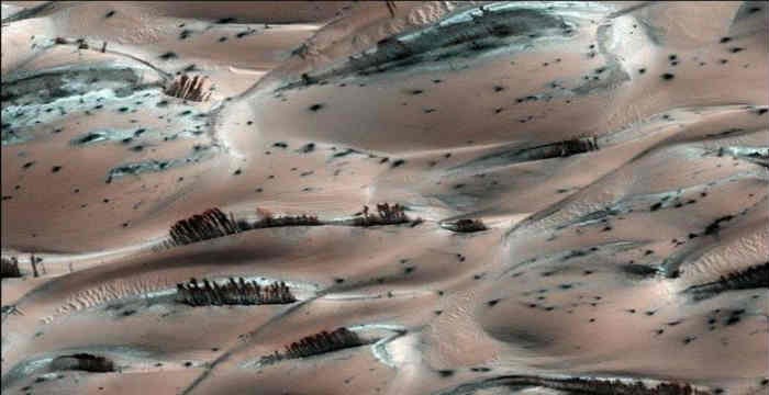 Ένα πολύ ενδιαφέρον φαινόμενο που συμβαίνει στην επιφάνεια του πλανήτη Άρη