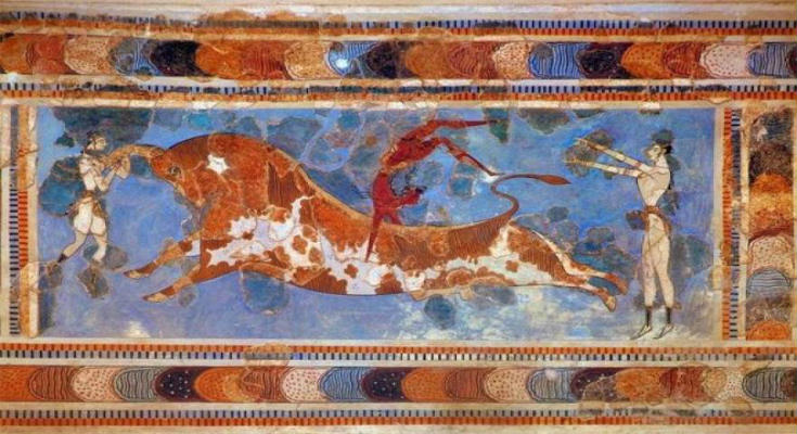 Ο «κώδικας Ντα Βίντσι» της Κνωσσού- Τα μυστικά της μινωϊκής τοιχογραφίας που απεικονίζει τα ταυροκαθάψια Ο «κώδικας Ντα Βίντσι» της Κνωσσού- Τα μυστικά της μινωϊκής τοιχογραφίας που απεικονίζει τα ταυροκαθάψια