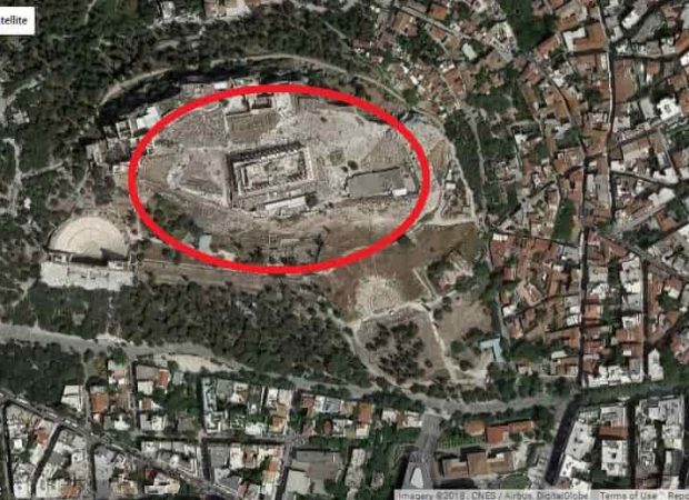 Ο Ίδιος ο Παρθενώνας Ορίζει την Ακριβή Θέση του στον Πλανήτη